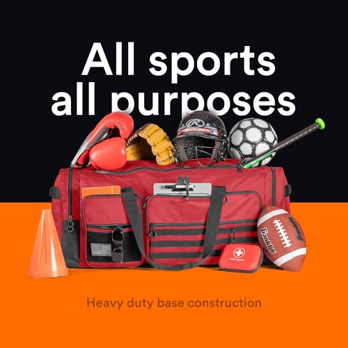 130L 36" Extra Large Heavy Duty Sports Equipment Storage Duffle Bag
