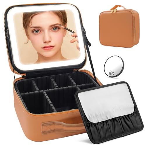 Makeup Case Lighted Mirror