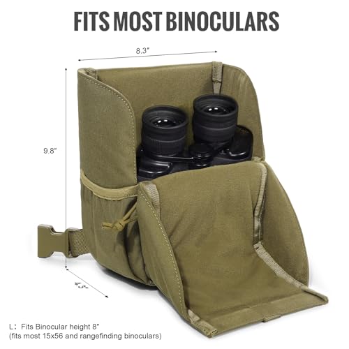Binocular Harness with Rain Cover for Hunting Hiking Shooting
