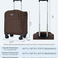 16 Inch Underseat Mini Carry On Luggage with Spinner Wheels