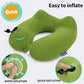 2 Pack Inflatable Travel Neck Pillows for Airplanes