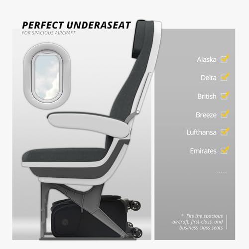 Underseat Carry On Luggage with Wheels