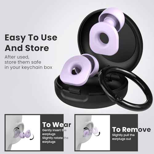 2 Pairs of Earplugs for Sleeping