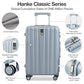 20 Inch Carry On Luggage 22x14x9 Airline Approved Lightweight PC Hard Shell Suitcases with Wheels Travel Luggage Rolling Suitcase Travel Luggage Bag for Weekender