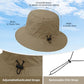 Waterproof Bucket Hats for Woman UPF 50+ Sun Hat Khaki