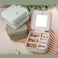 Travel Jewelry Organizer Boxes for Women Small Portable Necklace Earrings Bracelet Rings Travel Case Best Friend Birthday Gifts for Women Trendy
