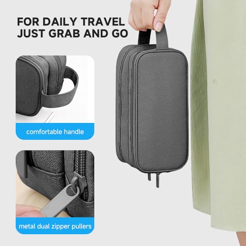Double Layer Cable Organizer Bag