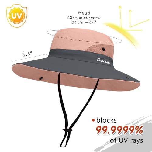 Women's Ponytail Safari Sun Hat