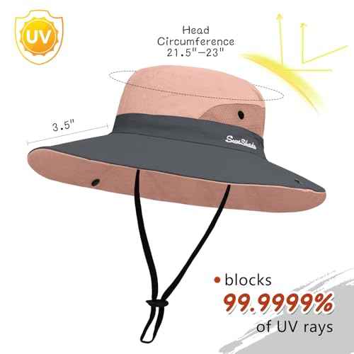 Women's Ponytail Safari Sun Hat
