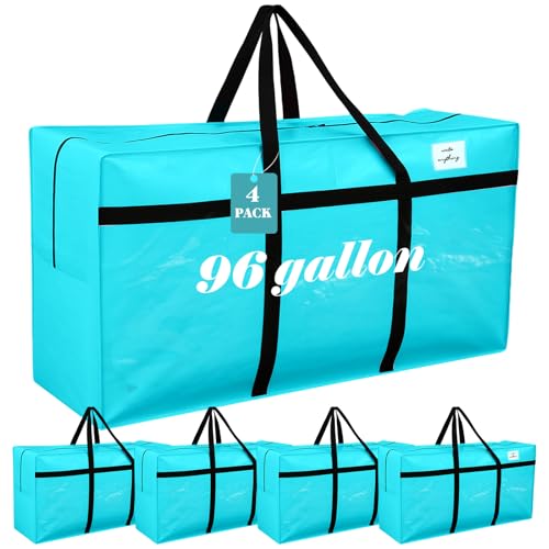 4 Pcs 96 Gallon Extra Large Moving Bags Heavy Duty Storage Bag (4 Count)