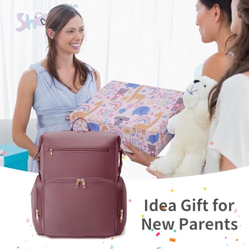 Neoprene Diaper Bag Backpack with Changing Pad