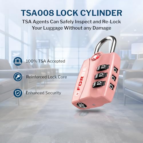 Open Alert TSA Approved Luggage Locks (2 Count)