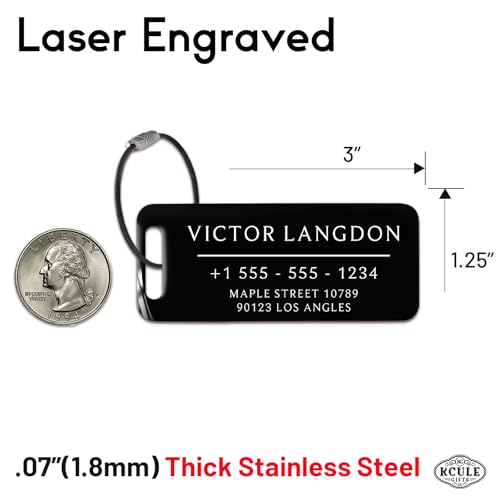 Personalized Luggage Tags for Suitcases