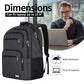 Backpck for Men Women School Backpack for Boys Teens 15.6 inch Laptop Back Pack with Reinforced Straps Bookbag for College High Middle SchoolBusiness Work Mochilas Black