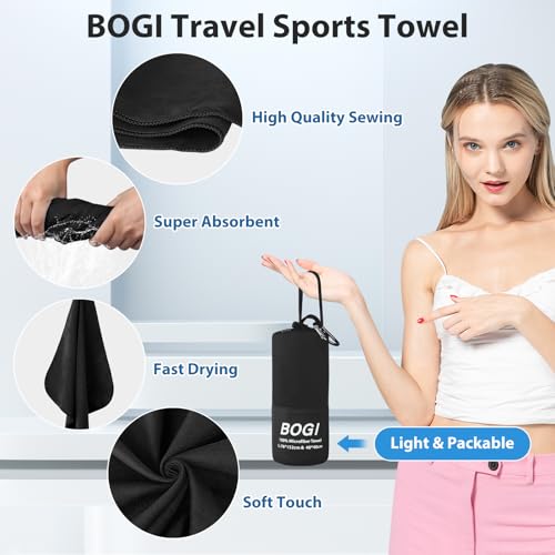 Microfiber Travel Sports Towel (2 Count)