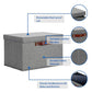 Storage Bins with Lids 2 (2 Count)