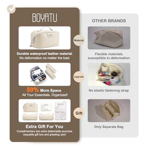 Travel Makeup Bag Cosmetic Bags for Women