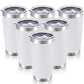 20 oz Tumblers Bulk Stainless Steel Tumbler with Lid (6 Count)