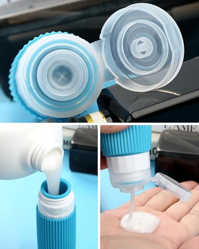 Travel Bottles for Toiletries 8 Pack (8 Count)