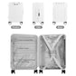 20" Carry On Luggage Double Handle Suitcase with Net Pocket