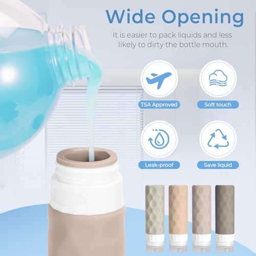 16pack Travel Bottles for Toiletries (16 Count)