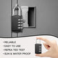 10 Pcs 4 Digit Combination Locks Small Combo for Luggage (10 Count)