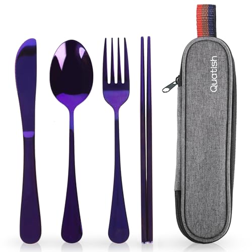 Travel Utensils with Case (5 Count)