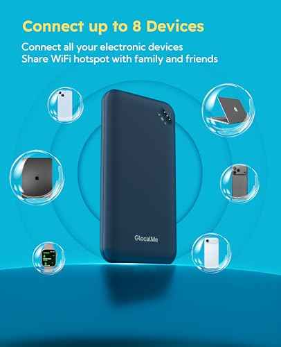 UPP 4G Mobile Hotspot with 60GB US Data &12GB Global Data