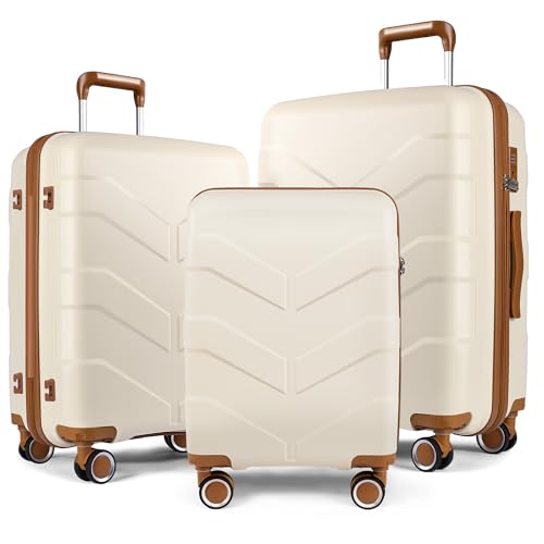Luggage Sets 3 Piece with Spinner Wheel (3 Count)