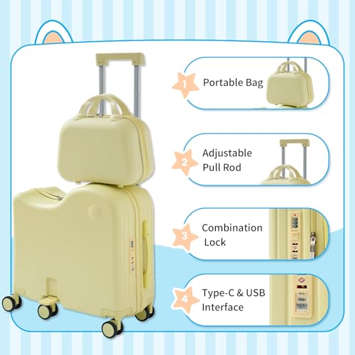 Ride On Luggage Set with Bag