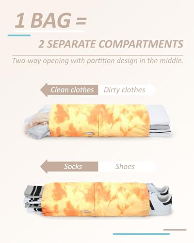 6 Set Compression Packing Cubes for Travel (6 Count)