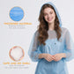 6 & 20 & 50 Pack Disposable Rain Ponchos for Adults