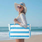 Beach Bags for Women Large Waterproof Beach Tote Bag Zipper Beach Bags Waterproof Sandproof Swim Pool Bag Large Tote