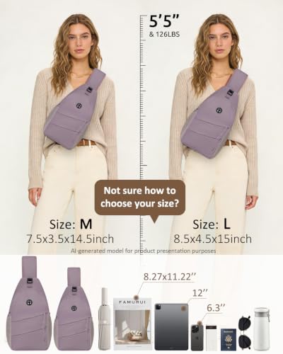 Crossbody Bags for Women Men Trendy Sling Bag Backpack Chest Bag