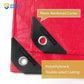 Red Tarp 10x10 Feet Tarps High Visibility Outdoor Poly Cover Lightweight 6mil (100 Sq Ft)