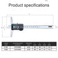 Digital Depth Caliper Electronic Ruler
