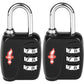 Safe Skies 3 Digit TSA Lock 2 (2 Count)