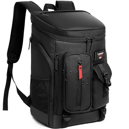 36 Cans Backpack Cooler Insulated Leakproof PU Soft Large Cooler Bag