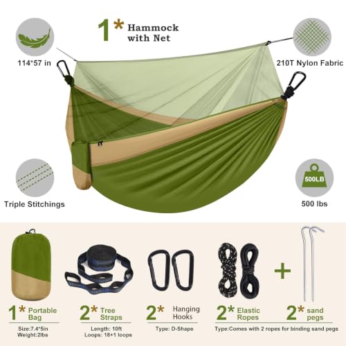 Camping Hammock with Net