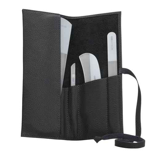 4pc Gray Glass Nail & Pedicure File Set