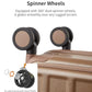 Expandable Top Opening 28 Inch Checked Luggage with Spinner Wheels