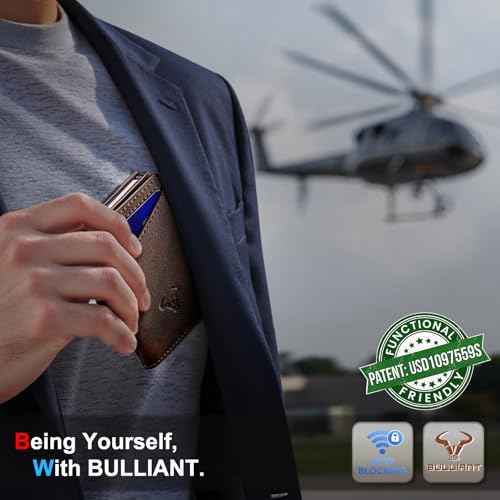 Men Airtag Leather Wallet Metal Case Money Clip