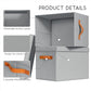 Storage Bins with Lids (5 Count)