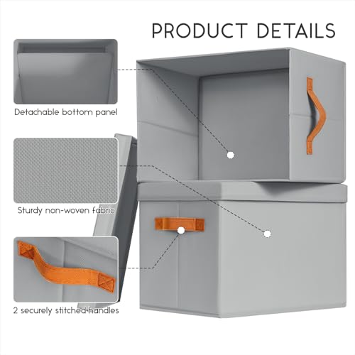 Storage Bins with Lids (8 Count)