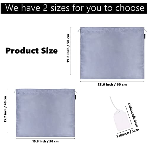 6 Pack Dust Bags for Handbags Silk Dust Cover Bag for Handbags Purses Shoes Boots (6 Count)