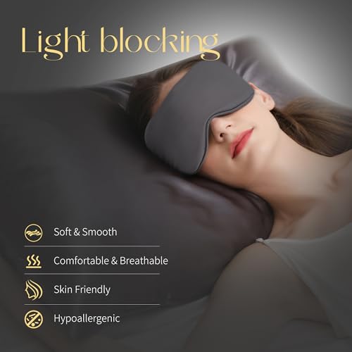 Adjustable 100% 22 Momme Mulberry Silk Sleep Mask
