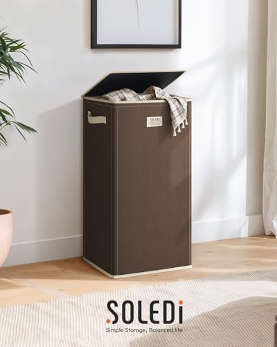100L Laundry Hamper with Lid