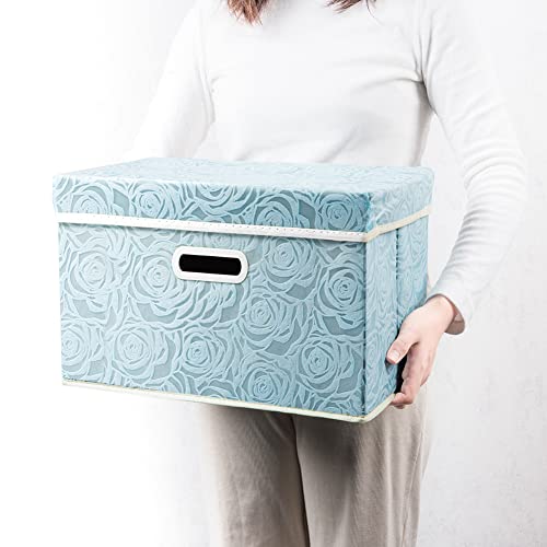 Stackable Storage Cubes with Lids [5 (5 Count)