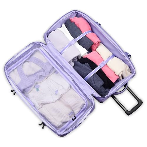 On A Roll Two Wheel Rolling Travel Duffle Bag