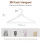 Wooden Coat Hangers (30 Count)
